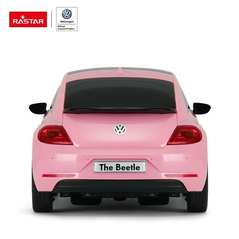 VOLKSWAGEN Beetle Zdalnie Sterowany 1:24 Samochód TUM-TUM - Różowy