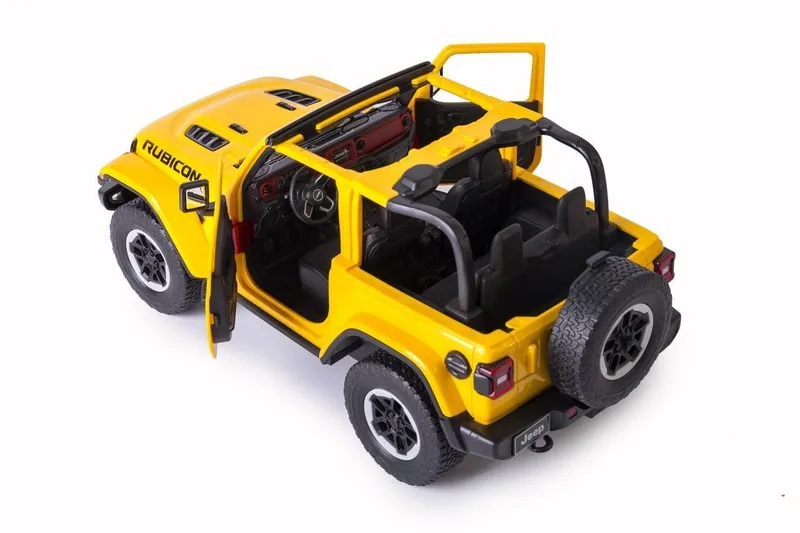 JEEP Wrangler Jl Zdalnie Sterowany 1:14 Samochód TUM-TUM - Żółty