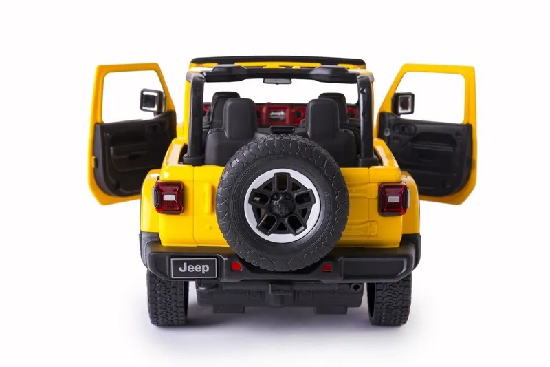 JEEP Wrangler Jl Zdalnie Sterowany 1:14 Samochód TUM-TUM - Żółty