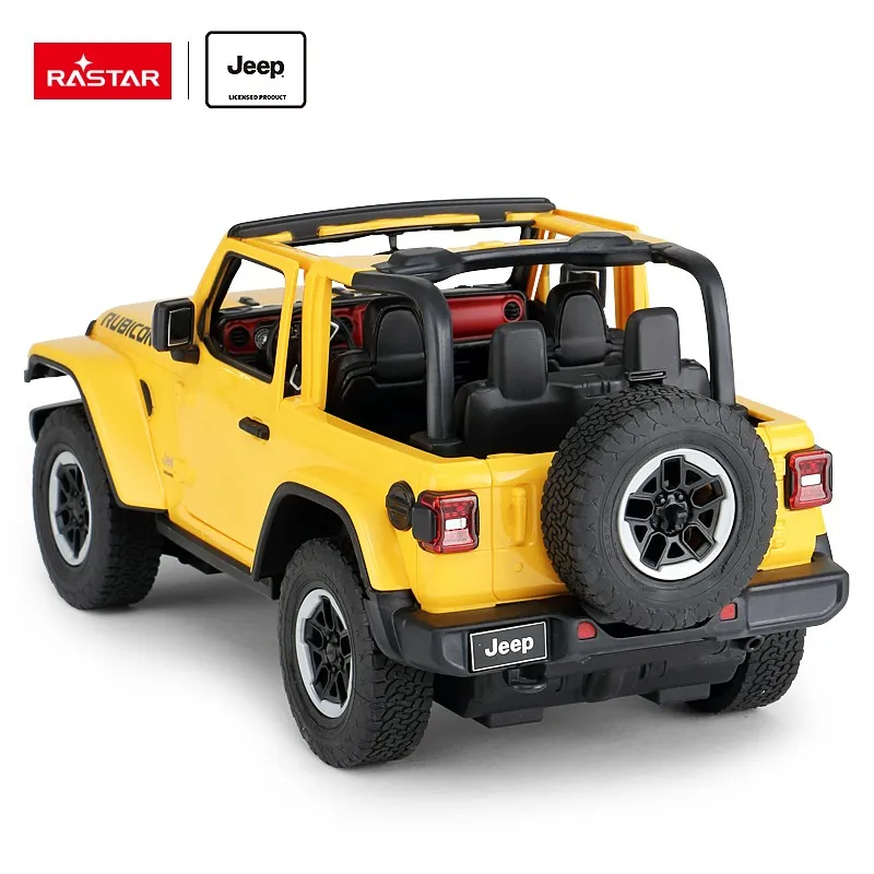 JEEP Wrangler Jl Zdalnie Sterowany 1:14 Samochód TUM-TUM - Żółty