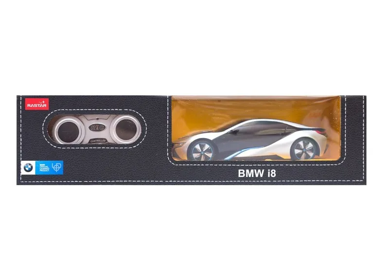BMW I8 Samochód Zdalnie Sterowany Z Gumowymi Oponami 1:24 TUM-TUM - Srebrny