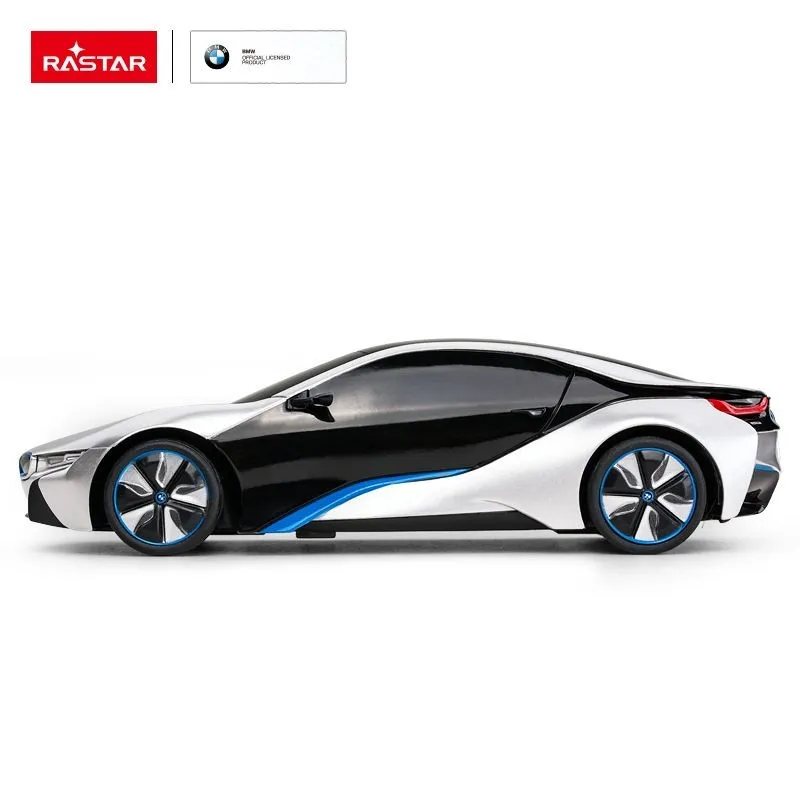 BMW I8 Samochód Zdalnie Sterowany Z Gumowymi Oponami 1:24 TUM-TUM - Srebrny