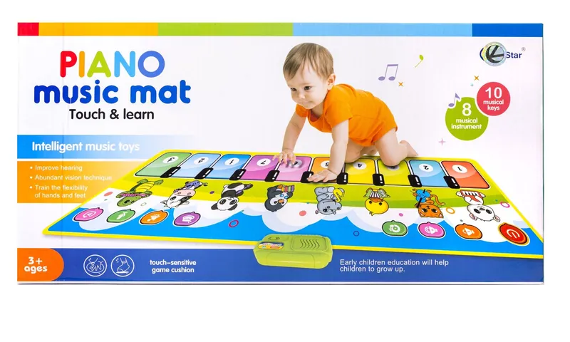 Inteligentna Mata Muzyczna Do Tańczenia Pianino Ze Zwierzętami TUM-TUM