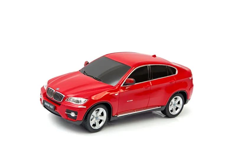 Auto Zdalnie Sterowane Gumowe Opony 1:24 TUM-TUM BMW X6 20 cm - Czerwone