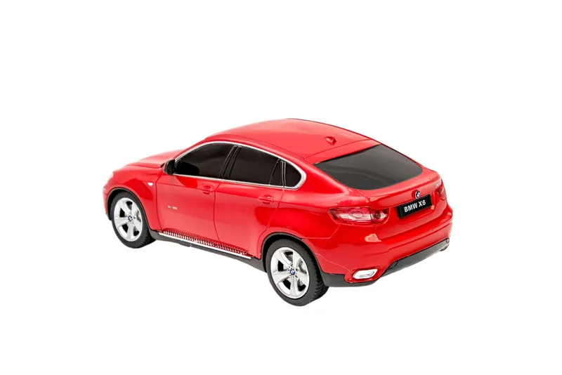 Auto Zdalnie Sterowane Gumowe Opony 1:24 TUM-TUM BMW X6 20 cm - Czerwone