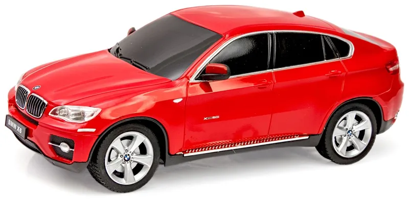 Auto Zdalnie Sterowane Gumowe Opony 1:24 TUM-TUM BMW X6 20 cm - Czerwone