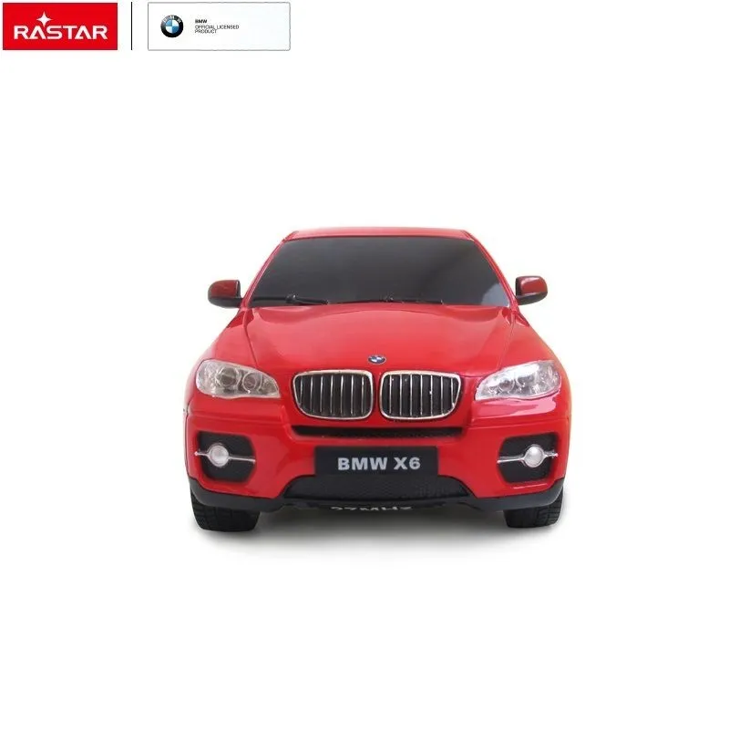 Auto Zdalnie Sterowane Gumowe Opony 1:24 TUM-TUM BMW X6 20 cm - Czerwone