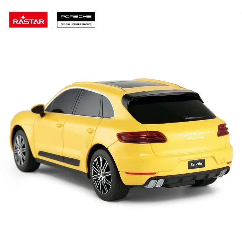 Auto Zdalnie Sterowane 1:24 TUM-TUM PORSCHE Macan Turbo 20 cm - Żółte