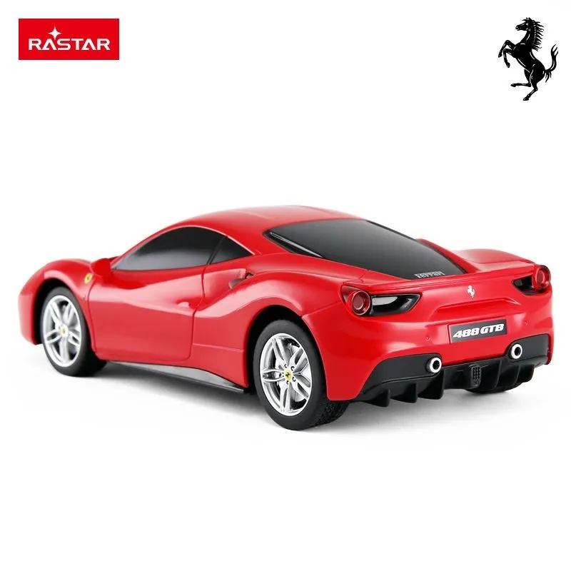 Auto Zdalnie Sterowane 1:24 TUM-TUM FERRARI 488 Gtb 19 cm - Czerwone