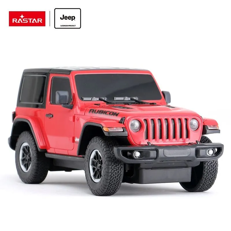 Auto Zdalnie Sterowane 1:24 TUM-TUM JEEP Wrangler Jl 19 cm - Czerwone