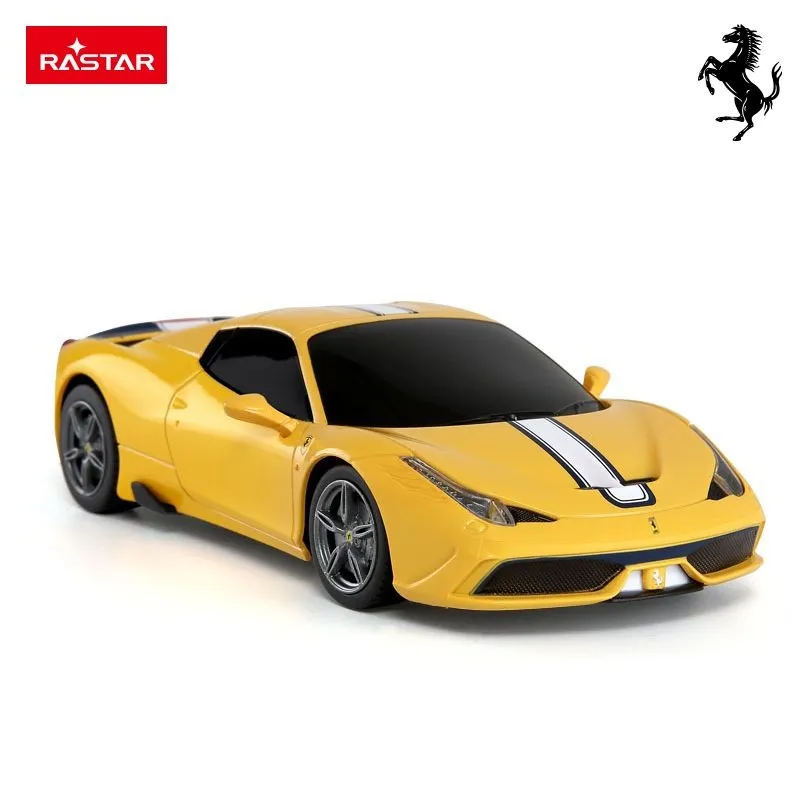 Auto Zdalnie Sterowane 1:24 TUM-TUM FERRARI 458 Speciale A 19 cm - Żółte