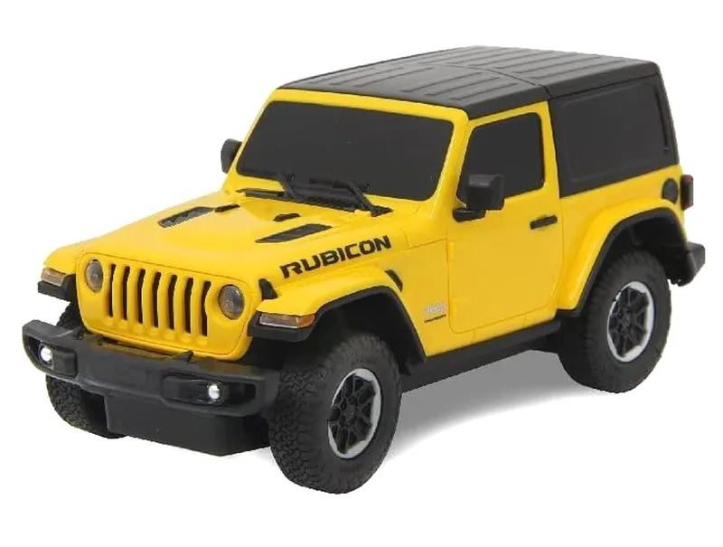 Samochód Zdalnie Sterowany 1:24 TUM-TUM JEEP Wrangler Jl 19 cm - Żółty