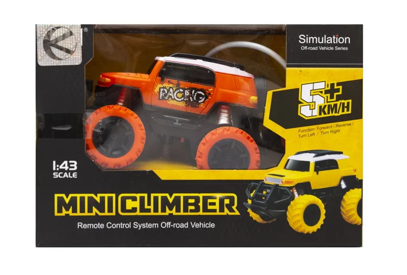 Mały Samochód Terenowy Zdalnie Sterowany 1:43 TUM-TUM 14 cm - Czerwony