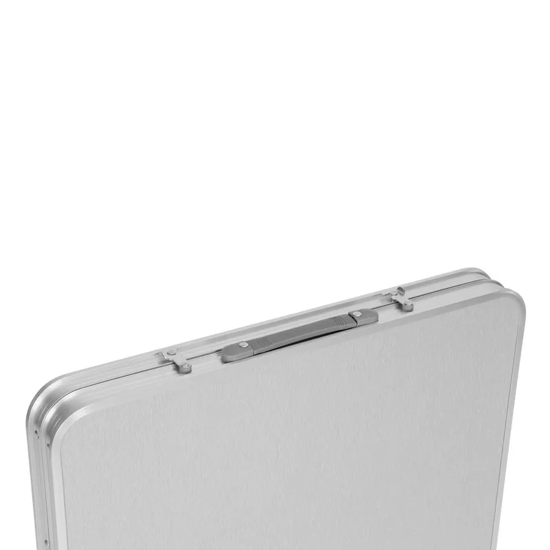 Stół Turystyczny Składany Aluminiowy Z 4 Krzesłami GARDIVA 120 x 60 x 70 cm