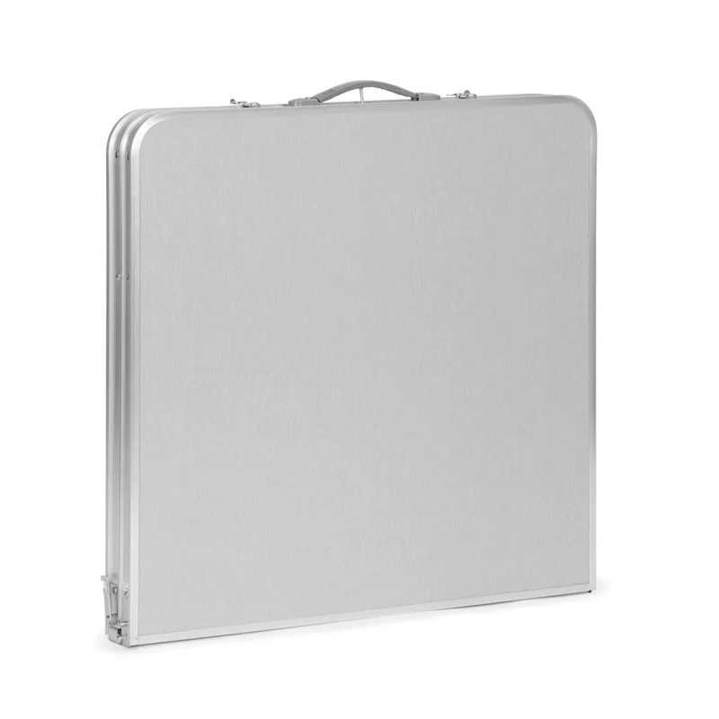 Stół Turystyczny Składany Aluminiowy Z 4 Krzesłami GARDIVA 120 x 60 x 70 cm