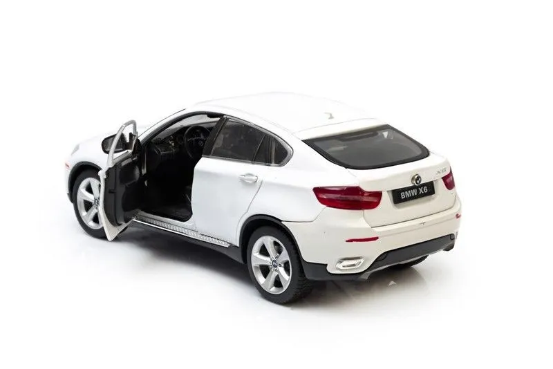 Model Samochodu Metalowy Gumowe Opony TUM-TUM BMW X6 1:24 - Biały