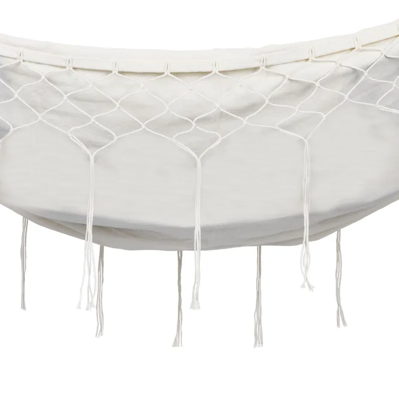 Dwuosobowy Hamak Ogrodowy Bujak Boho GARDIVA 200 x 150 cm - Beżowy