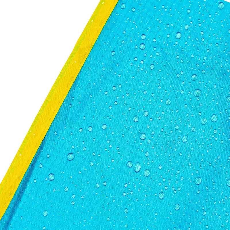 Wodoodporna Mata Plażowa Koc Piknikowy GARDIVA 210 x 200 cm - Niebieska