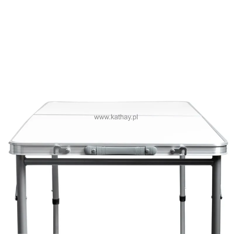 Stolik Turystyczny Składany Z Uchwytem GARDIVA 120 x 60 x 70 cm - Biały