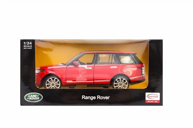 Model Samochodu Gumowe Opony TUM-TUM Range Rover 1:24 - Czerwony