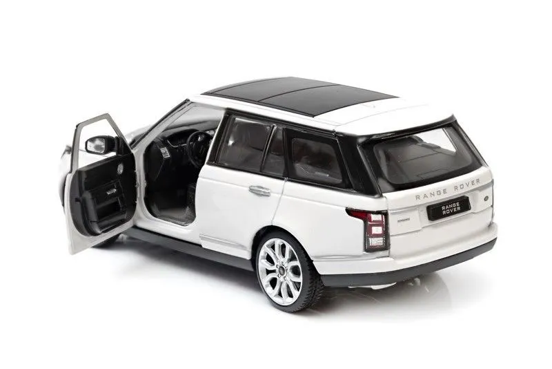 Model Samochodu Metalowy Gumowe Opony TUM-TUM Range Rover 1:24 - Biały