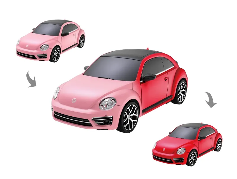 Samochód Zdalnie Sterowany Zmienia Kolor UV 1:24 TUM-TUM VW Beetle