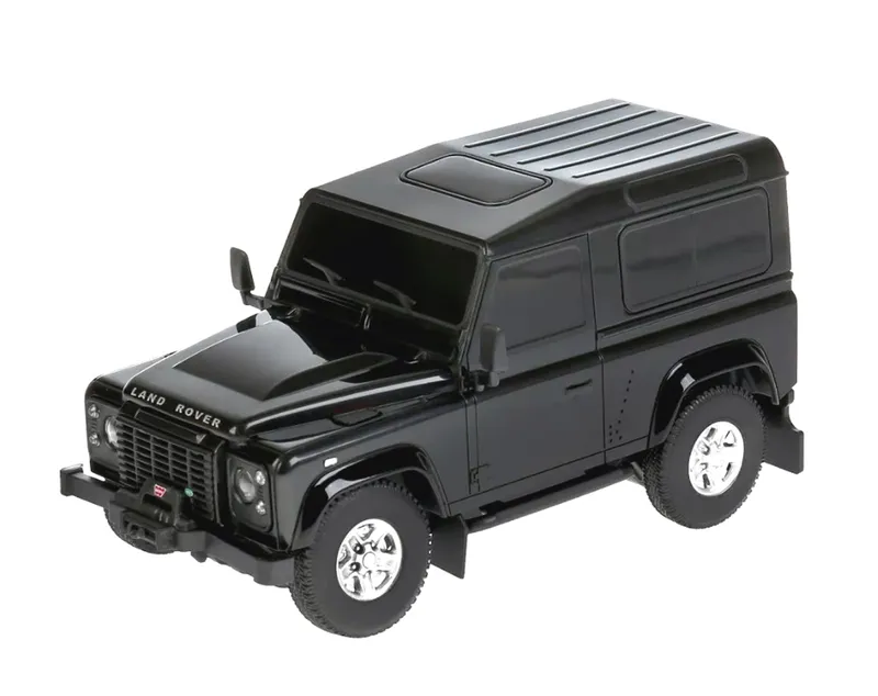 Samochód Zdalnie Sterowany 1:24 TUM-TUM Land Rover Defender 17 cm - Czarny