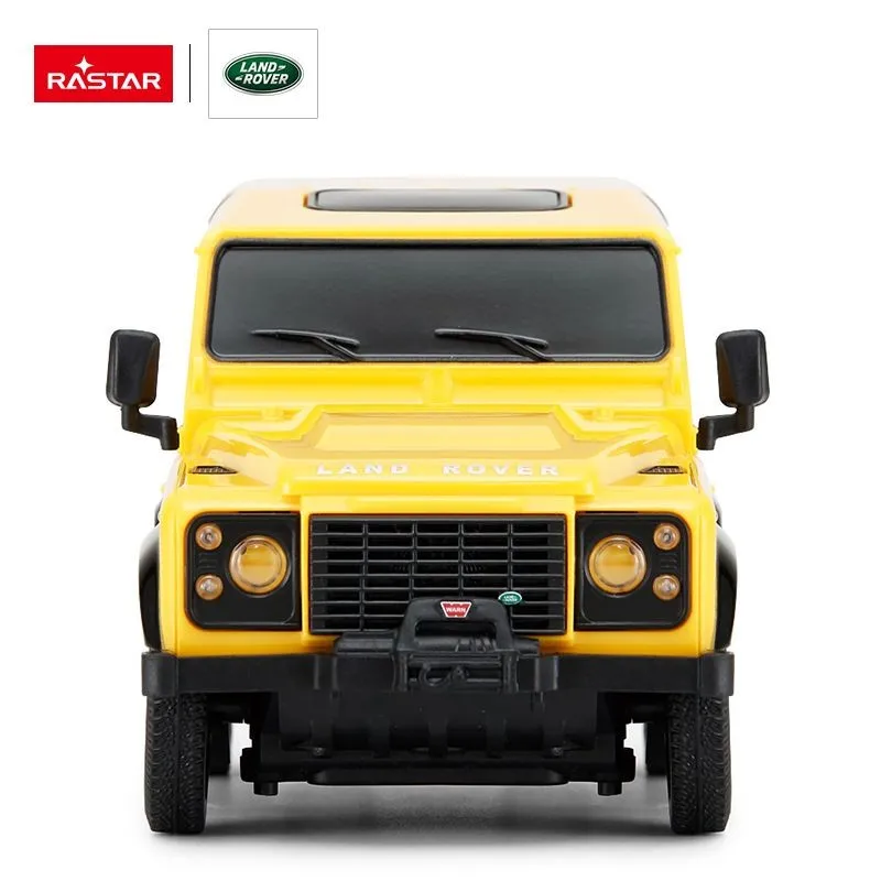 Samochód Zdalnie Sterowany 1:24 TUM-TUM Land Rover Defender 17 cm - Żółty