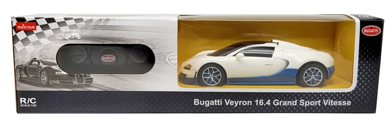 Samochód Zdalnie Sterowany TUM-TUM Bugatti Veyron Grand Sport 1:24 - Biały