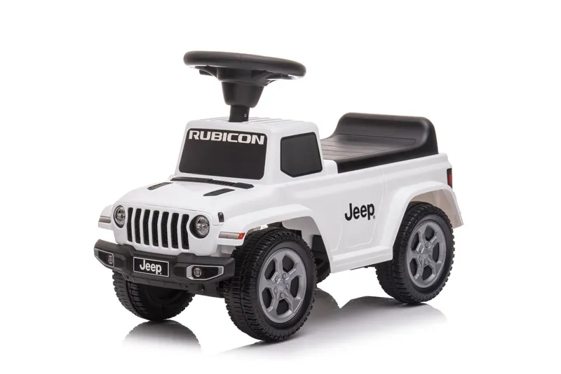 Jeździk Odpychacz JEEP Z Dźwiękiem TUM-TUM Auto Dla Dzieci - Biały