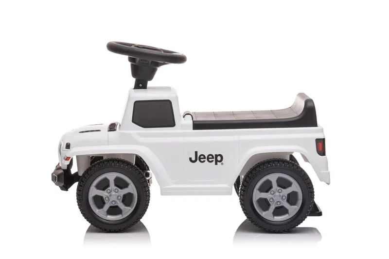 Jeździk Odpychacz JEEP Z Dźwiękiem TUM-TUM Auto Dla Dzieci - Biały
