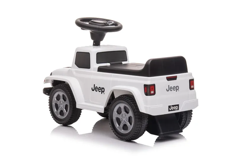 Jeździk Odpychacz JEEP Z Dźwiękiem TUM-TUM Auto Dla Dzieci - Biały