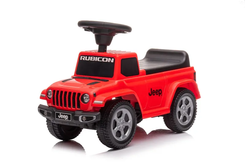 Jeździk Odpychacz JEEP Z Dźwiękiem TUM-TUM Auto Dla Dzieci - Czerwony