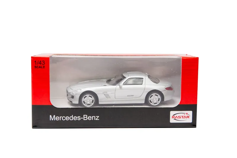 Model MERCEDES Sls 1:43 Metalowy Licencjonowany Mix Kolorów TUM-TUM