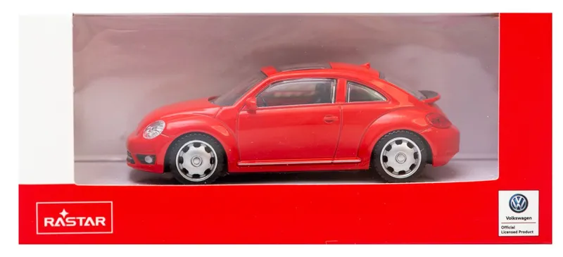 Model VOLKSWAGEN Beetle 1:43 Metalowy Z Gumowymi Oponami TUM-TUM