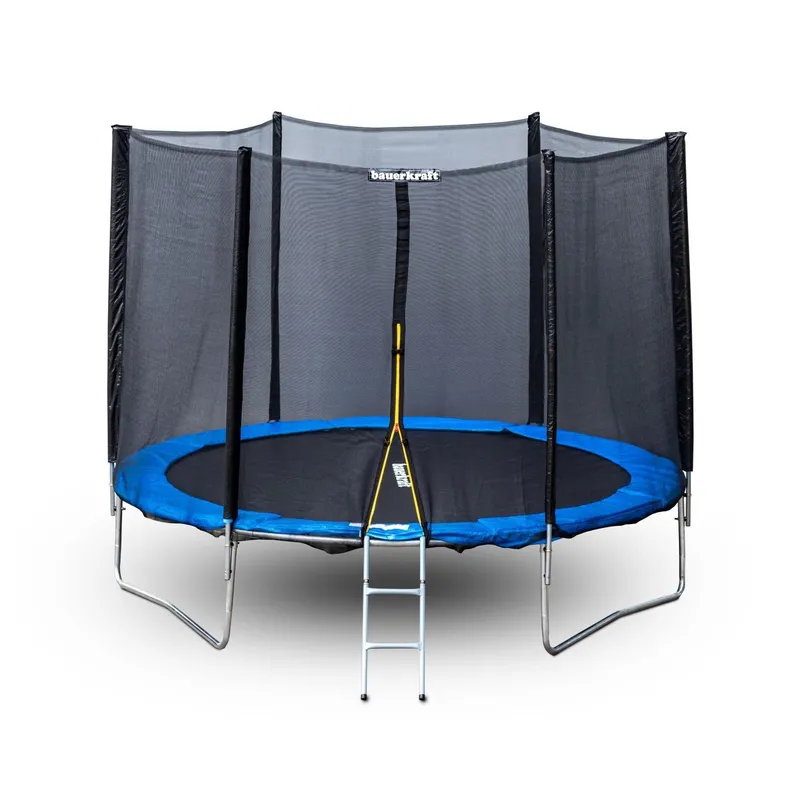 Trampolina Ogrodowa Z Siatką Ze Stalowymi Sprężynami GARDIVA 244 cm