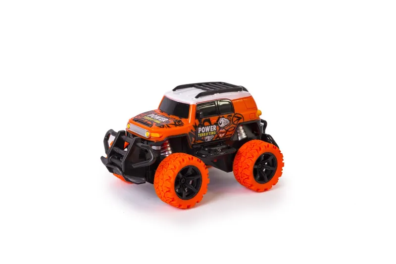 Auto Terenowe Zdalnie Sterowane Małe 14 cm 1:36 TUM-TUM - Pomarańczowe