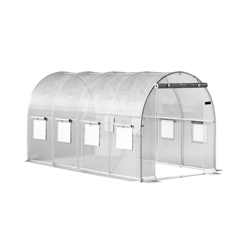 Tunel Foliowy Ogrodowy Szklarnia 600 x 300 x 200 cm GARDIVA - Biały