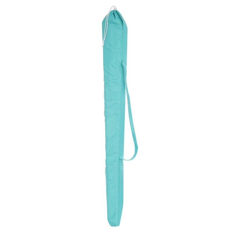 Parasol Plażowy 2w1 Parawan Składany Z Powłoką Srebrną 155 cm GARDIVA
