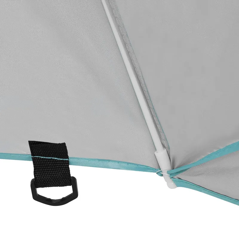 Parasol Plażowy 2w1 Parawan Składany Z Powłoką Srebrną 155 cm GARDIVA
