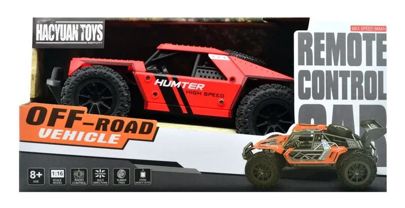 Auto Terenowe Zdalnie Sterowane Skala 1:16 TUM-TUM Humter 22 cm