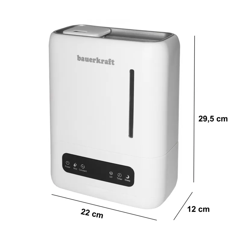 Nawilżacz Powietrza Ultradźwiękowy Z Filtrem UV Aromaterapia Pilot