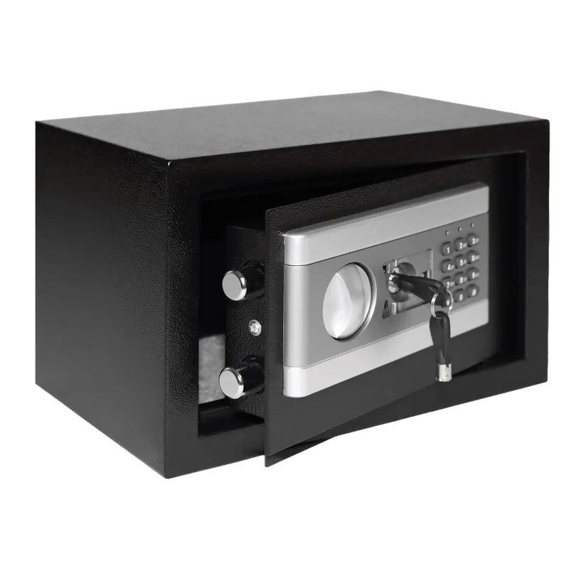 Sejf Domowy Elektroniczny Z Kodem Lub Kluczykiem VENDEA 31 x 20 x 20 cm