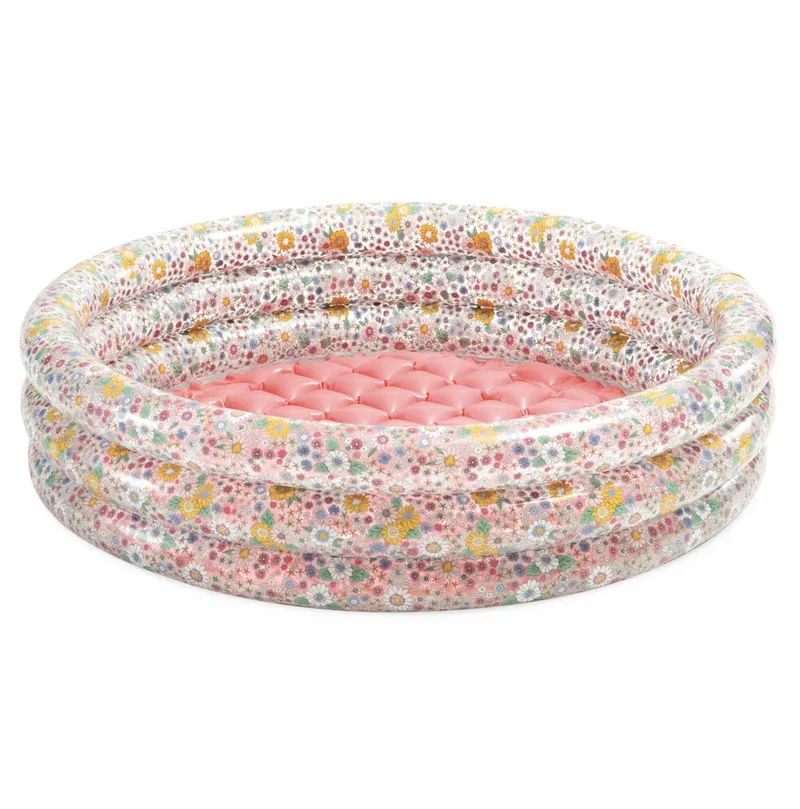 Dmuchany Basen Brodzik Dla Dzieci 3 Komory Kwiatki INTEX 86 x 25 cm