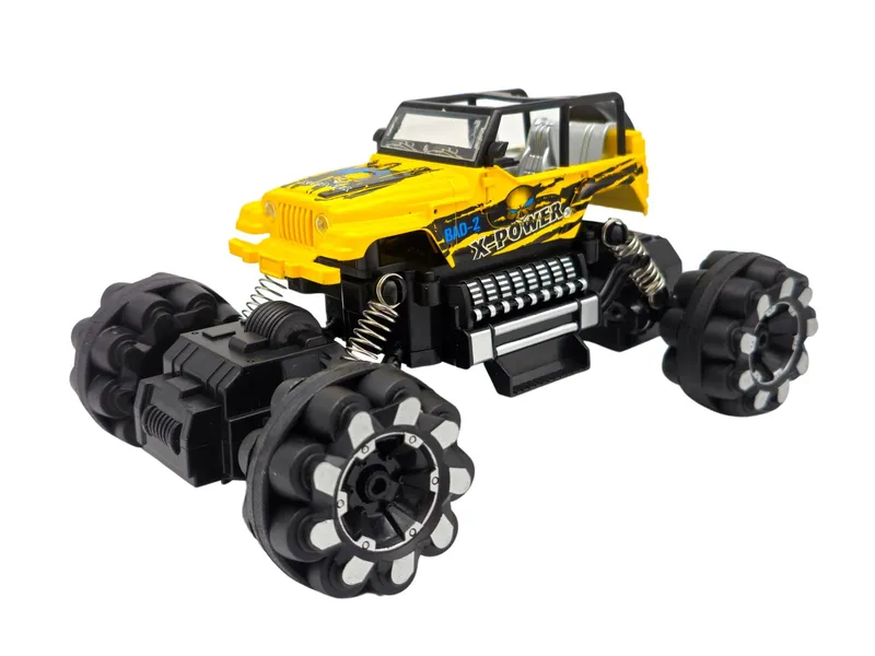 Auto Terenowe Zdalnie Sterowane Skala 1:16 TUM-TUM Brave 22 cm - Żółte