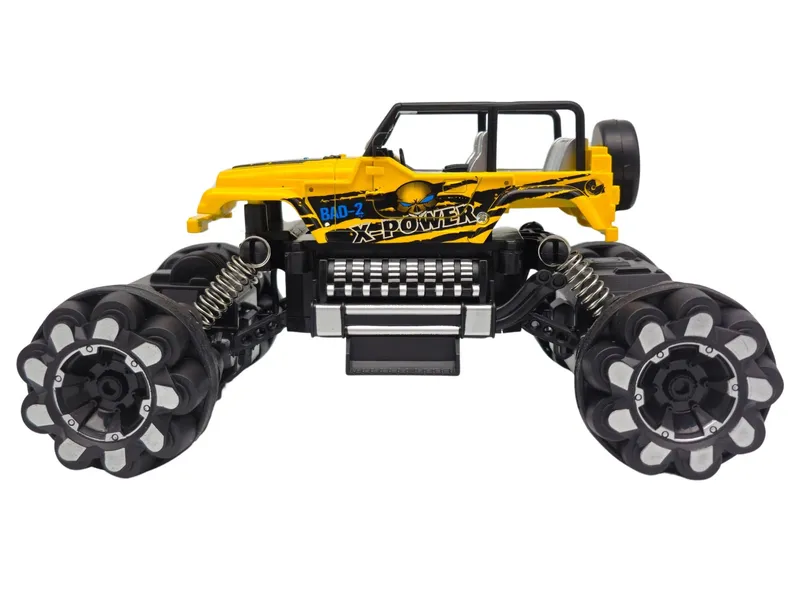 Auto Terenowe Zdalnie Sterowane Skala 1:16 TUM-TUM Brave 22 cm - Żółte
