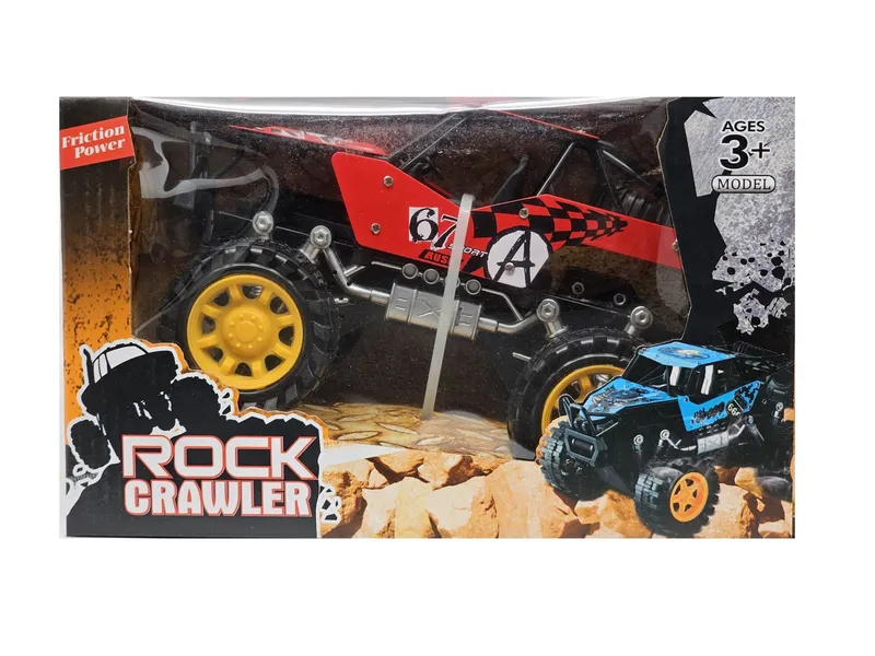 JEEP Terenowy Z Napędem Friction Dla Dzieci TUM-TUM 22 cm - Czerwony