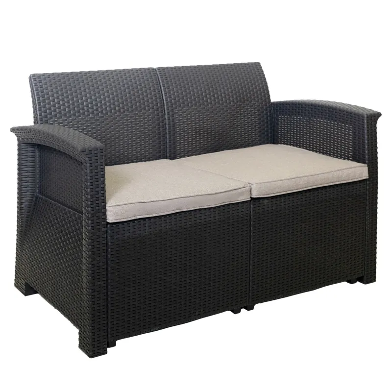 Zestaw Mebli Ogrodowych Technorattan Sofa 2 Fotele Stolik GARDIVA
