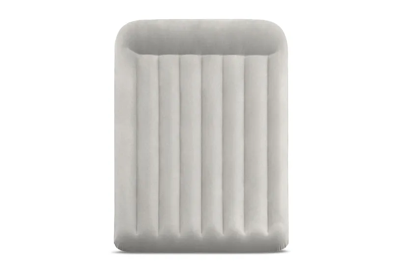 INTEX Dwuosobowy Materac Dmuchany Welurowy Z Pompką 152 x 203 x 30 cm