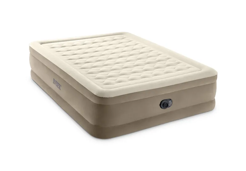 INTEX Dwuosobowy Materac Dmuchany Łóżko Z Pompką 152 x 203 x 46 cm
